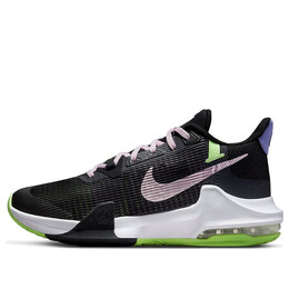 Кроссовки air max impact 3 basketball shoes 'black pink foam' Nike, черный dc3725-008 | black/ghost green/purple pulse/pink foam