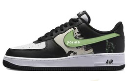 Кастомизированные кроссовки Nike Air Force 1 Skateboarding Shoes Unisex, черный dv0788-001(team10-竹园熊猫) | black