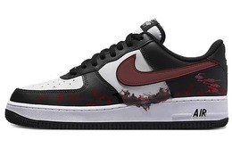 Кастомизированные кроссовки Nike Air Force 1 Skateboarding Shoes Unisex, черный dv0788-001(team10-烽火硝烟) | black