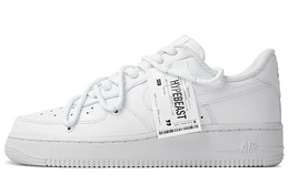 Кастомизированные кроссовки Nike Air Force 1 Skateboarding Shoes Women, белый dd8959-100(team拾柒-女款极简白板鞋qd) | white