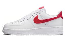 Кроссовки Nike Air Force 1 Low '07 White Fire Red, белый/красный hf4291-100 | white/red