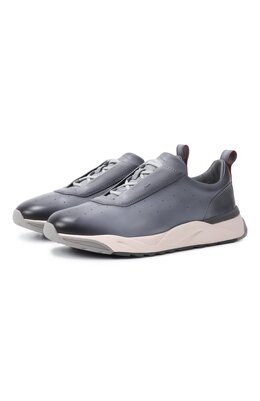 Кожаные кроссовки Innova Santoni mbig22027bgrtg0n