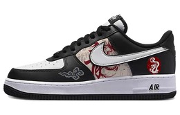 Кастомизированные кроссовки Nike Air Force 1 Skateboarding Shoes Unisex, черный dv0788-001(team10-书香龙年) | black