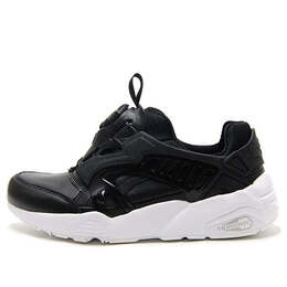 Кроссовки disc blaze leather running shoes black/white Puma, черный 361979-01 | black/white