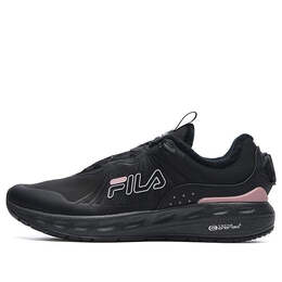 Кроссовки athletics fleece low-top 'black pink' Fila, черный a12w212210fbk | black/pink