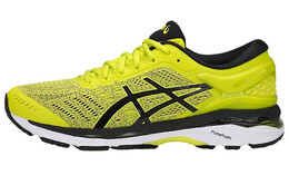 Кроссовки мужские Gel-Kayano 24 с низким верхом, лимонно-желтые/черные Asics t749n-8990