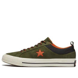 Кроссовки one star 'olive' Converse, зеленый 162544c | dark green