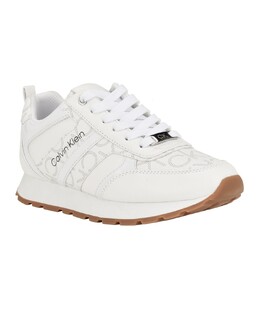 Женские кроссовки Carlla на шнуровке с круглым носком Calvin Klein 16325821 | white multi logo