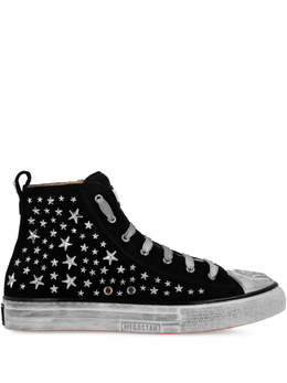 Кроссовки Philipp Plein Hi-Top Studs, черный saesusc0713ple009n | черный