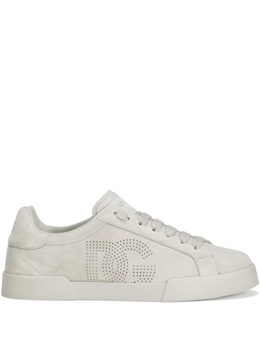 Кроссовки Dolce & Gabbana с перфорированным логотипом, нейтральный cs2324a9t67 | нейтральные цвета
