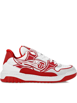 Кроссовки Philipp Plein Strass Hexagon, красный saesmsc4017ple010n | красный