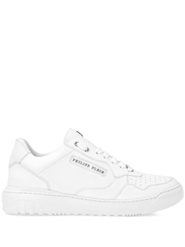 Кожаные кроссовки с логотипом Philipp Plein, белый ladswsc2781ple075n | белый