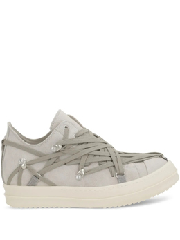 Кожаные кроссовки Rick Owens, серый rp01e7882lvsw1 | серый