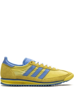 Adidas кроссовки SL72 Sweden Pack - Yellow/Blue из коллаборации со Sporty & Rich, зеленый jh6702 | зеленый
