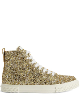 Giuseppe Zanotti высокие кеды Eco-Blabber, золотой rw20026003 | золотистый