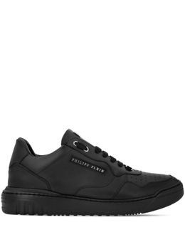Кожаные кроссовки с логотипом Philipp Plein, черный ladswsc2781ple075n | черный