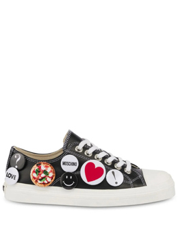 Moschino декорированные кроссовки, черный ma15253g0mmf0 | черный
