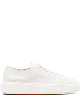 Кроссовки Santoni из кожи, белый wbcd61355bartdyi | белый