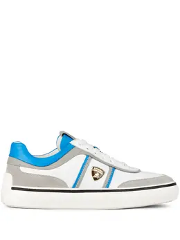 Tod's Automobili Lamborghini panelled lace-up leather sneakers 20062286