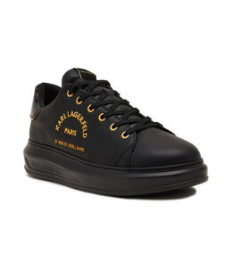 Кеды мужские Karl Lagerfeld кожаные на толстой подошве, черный kl241m0000708030041 | nero