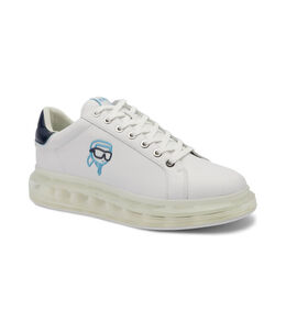 Кроссовки кожаные Karl Lagerfeld Kapri Kushion Neonft, белый kl242m0000086150040 | bianco