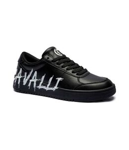 Кроссовки кожаные Just Cavalli Azula Dis.5, черный ca252m0000248990040 | nero