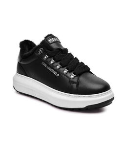 Кроссовки кожаные Karl Lagerfeld Kapri Lug, черный kl245m0000110000040 | nero