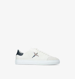 Низкие кроссовки из натуральной кожи Clean 90 Bee Bird Axel Arigato, мультиколор r04391220 | white/navy