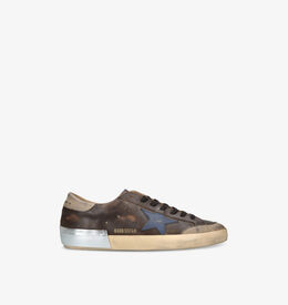 Низкие кожаные кроссовки Super-Star Golden Goose, мультиколор r04376973 | brown/oth