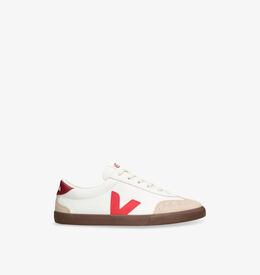 Кроссовки Volley с низким верхом из кожи Veja, мультиколор r04422501 | white/red