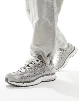Nike - P-6000 PRM - серебристо-белые кроссовки 133421647 | argento