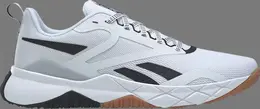 Кроссовки nfx 'white black gum' Reebok, белый hr0418 | white