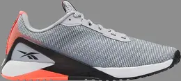 Кроссовки nano x1 grit 'grey orange flare' Reebok, серый s42564 | grey