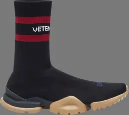 Кроссовки vetements x sock pump 'black red' Reebok, черный 000826 | black
