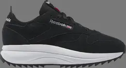 Кроссовки wmns classic leather sp extra 'black white' Reebok, черный hq7188 | black
