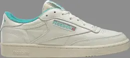 Кроссовки club c 85 vintage 'chalk classic teal' Reebok, пломбир gw9705 | cream