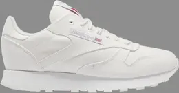 Кроссовки classic leather grow 'chalk' Reebok, пломбир h68781 | cream