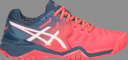 Кроссовки wmns gel resolution 7 'papaya' Asics, красный e751y 701 | red