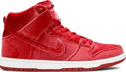 Кроссовки Nike SB Dunk High PRM 'Red Velvet', красный 313171661 | red