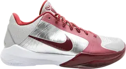 Кроссовки Nike Zoom Kobe 5 'Lower Merion Aces Away', серебряный 386429005 | silver