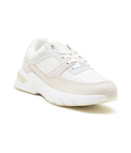 Кроссовки женские Calvin Klein комбинированные, бежевый ck241w0000073220040 | beige