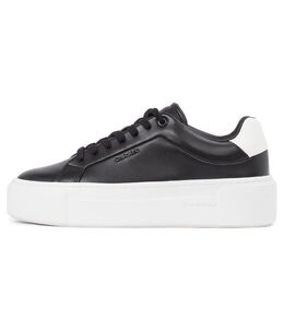 Кроссовки женские Calvin Klein кожаные на платформе, черный ck245w000013a230037 | nero