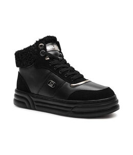 Кожаные кроссовки cleo 22 Liu Jo, черный lc245w0000022220039 | juoda