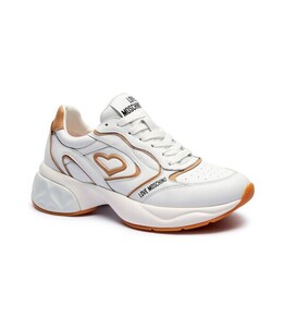 Кроссовки женские Love Moschino из натуральной кожи, белый lm251w0000085840038 | bianco