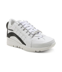 Кроссовки кожаные Dsquared2, белый dq241w0000161720036 | bianco