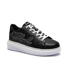 Кроссовки кожаные Karl Lagerfeld Kapri Signia Emboss, черный kl251w0000110000039 | nero