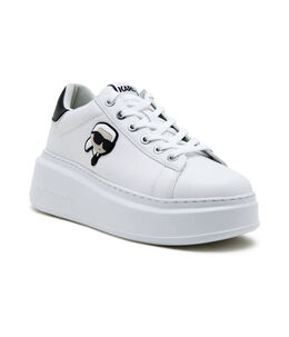 Кроссовки кожаные Karl Lagerfeld Anakapri с логотипом, белый kl241w0000230110036 | bianco