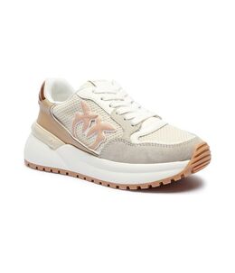 Кроссовки женские Pinko кожаные, бежевый pi252w000026d080038 | beige