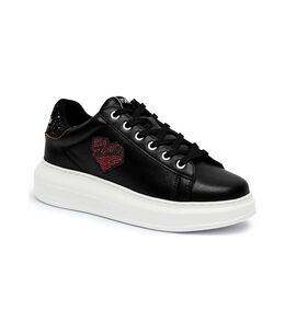 Кроссовки кожаные Karl Lagerfeld Boss, черный kl251w0000140000036 | nero