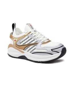 Кроссовки Dsquared2 Dash, белый / серебряный / золотой dq242w0000082970037 | bianco